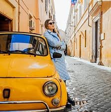 Fiat 500 in strada italiana