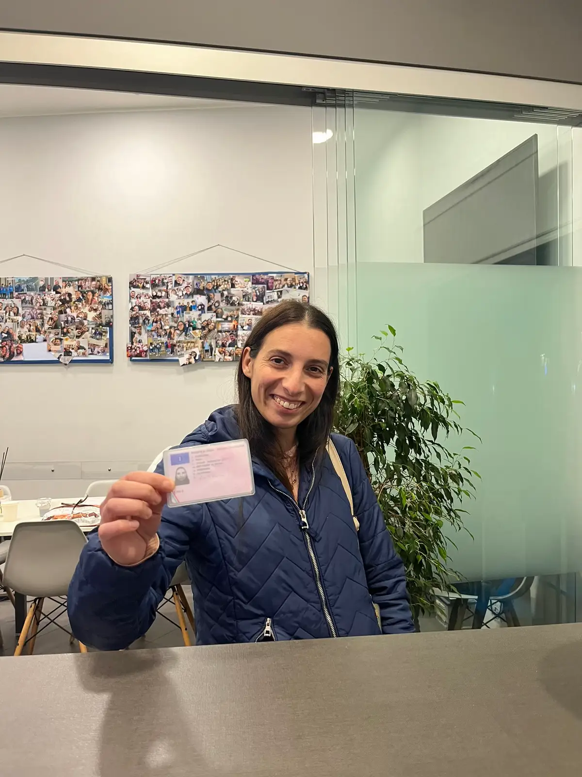 Studentessa con patente